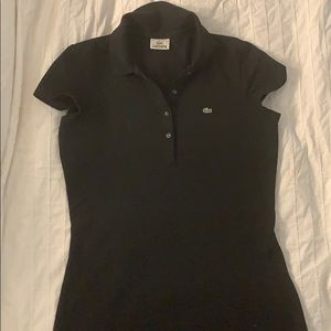 Lacoste Stretch Cotton Piqué Polo Dress
